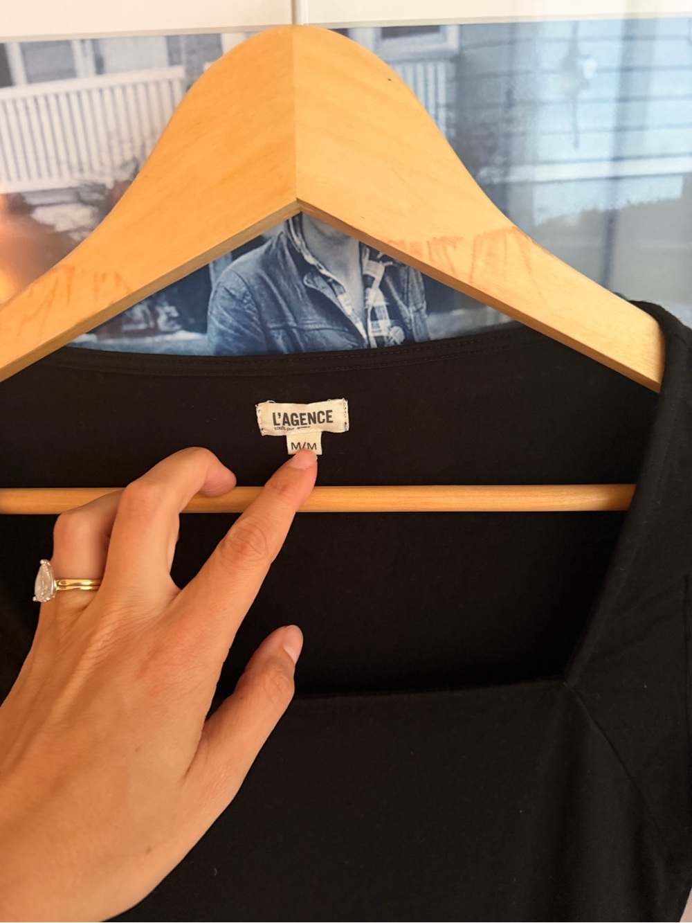 L'AGENCE Angel Square Neck Bodysuit - Picture 5 of 10
